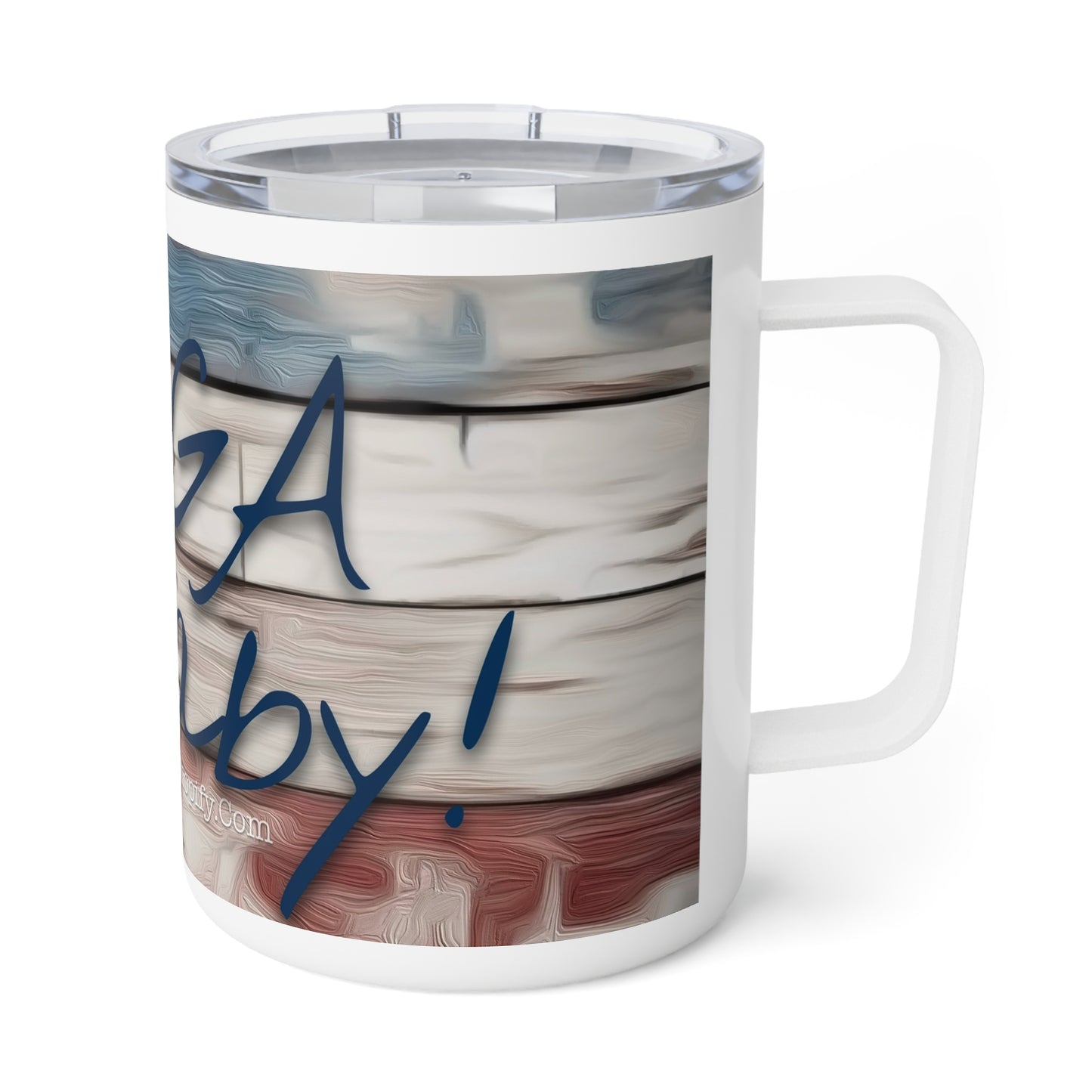 10oz Insulated Coffee Mug — 'MAGA Baby' Patriotic Red White Blue Travel Tumbler