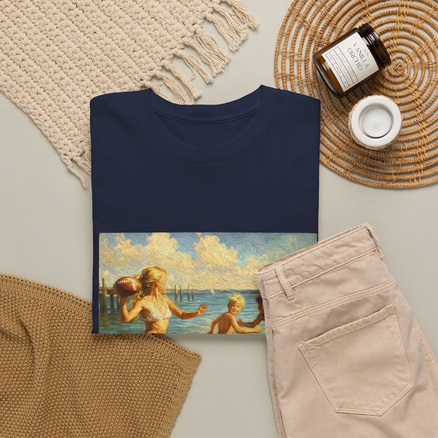 Vintage Beach T‑Shirt — 'Honeysuckle Lodge: 50+ Years of Endless Summer' Retro Seaside Tee