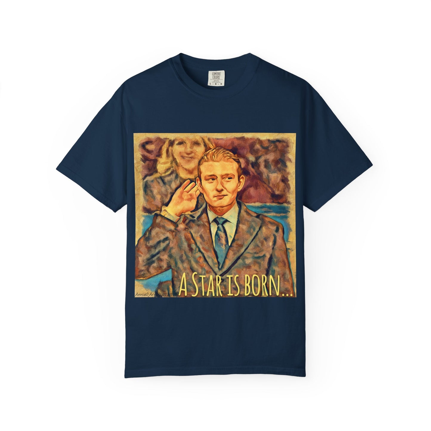 Barron’s “A Star Is Born” T-Shirt — Vintage Portrait Graphic Tee