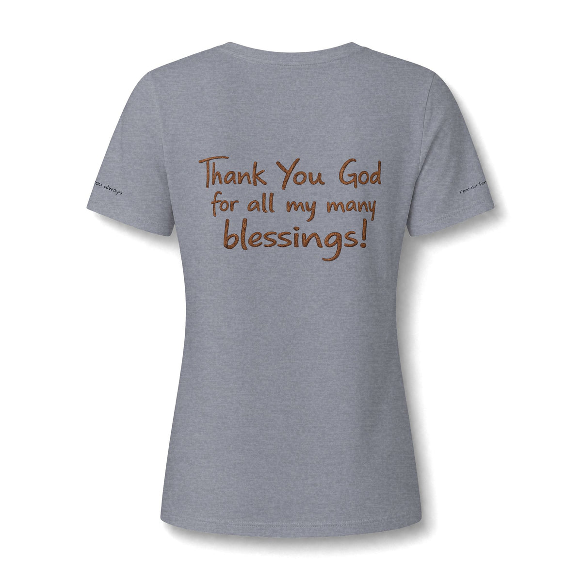 Women's V-Neck Tee — Stylized Jesus Portrait Graphic Tee
