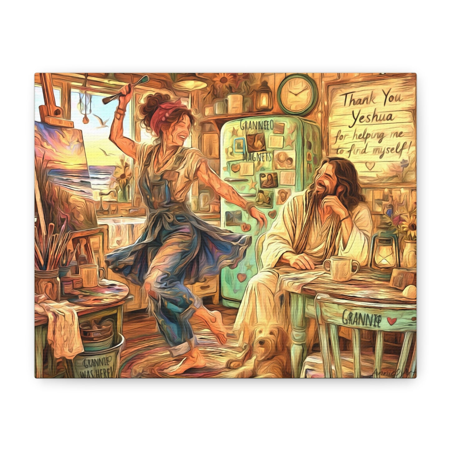 Thank You Yeshua Art Canvas