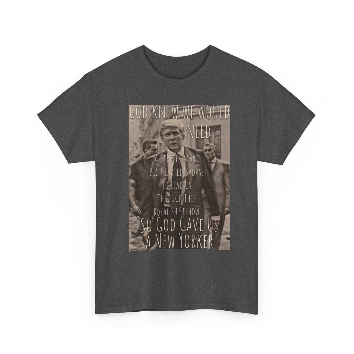 Vintage Trump tee “God gave us a New Yorker” Tee Retro MAGA