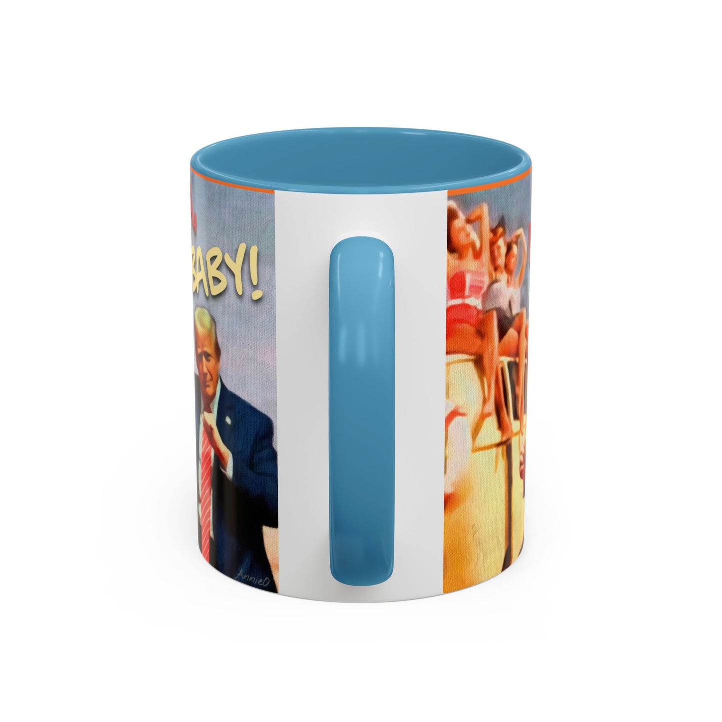 Political Novelty Covfefe Mug – "MAGA Baby" Retro Campaign Design