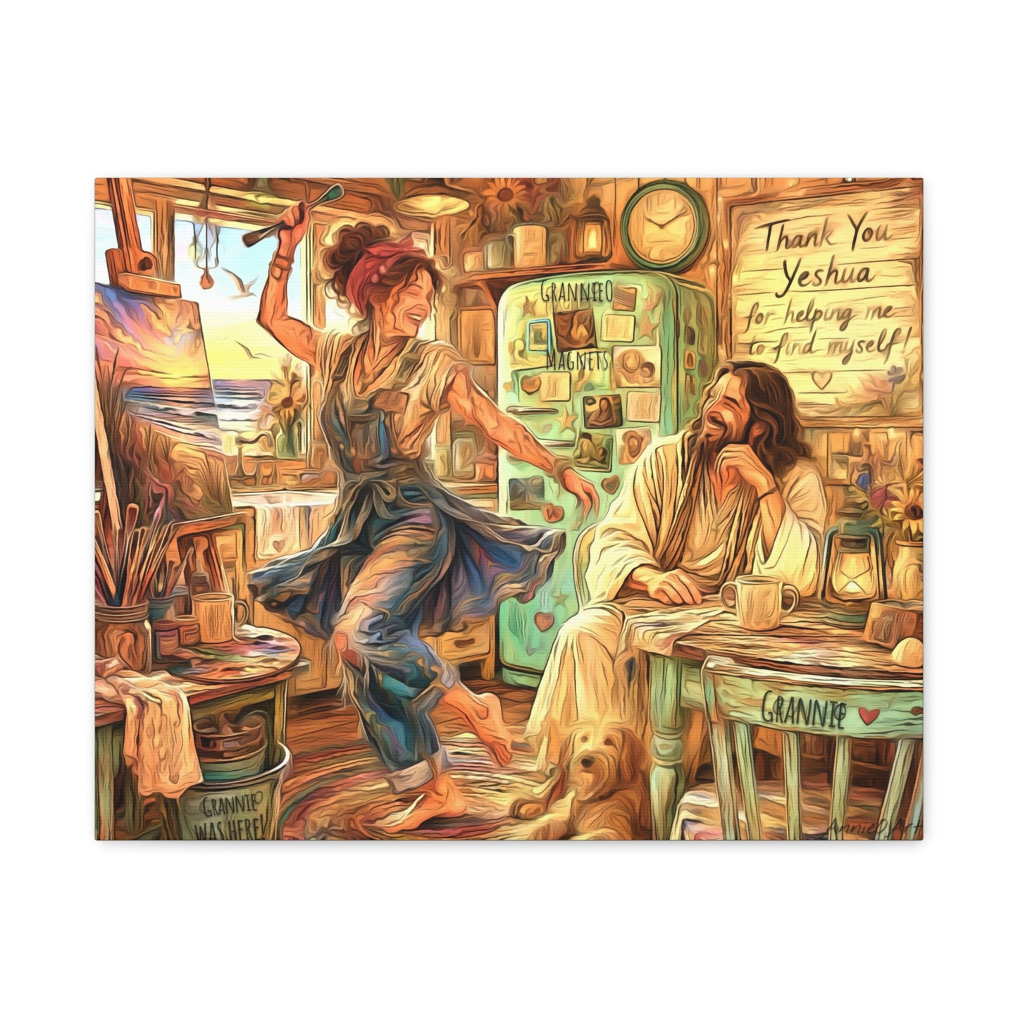 Thank You Yeshua Art Canvas