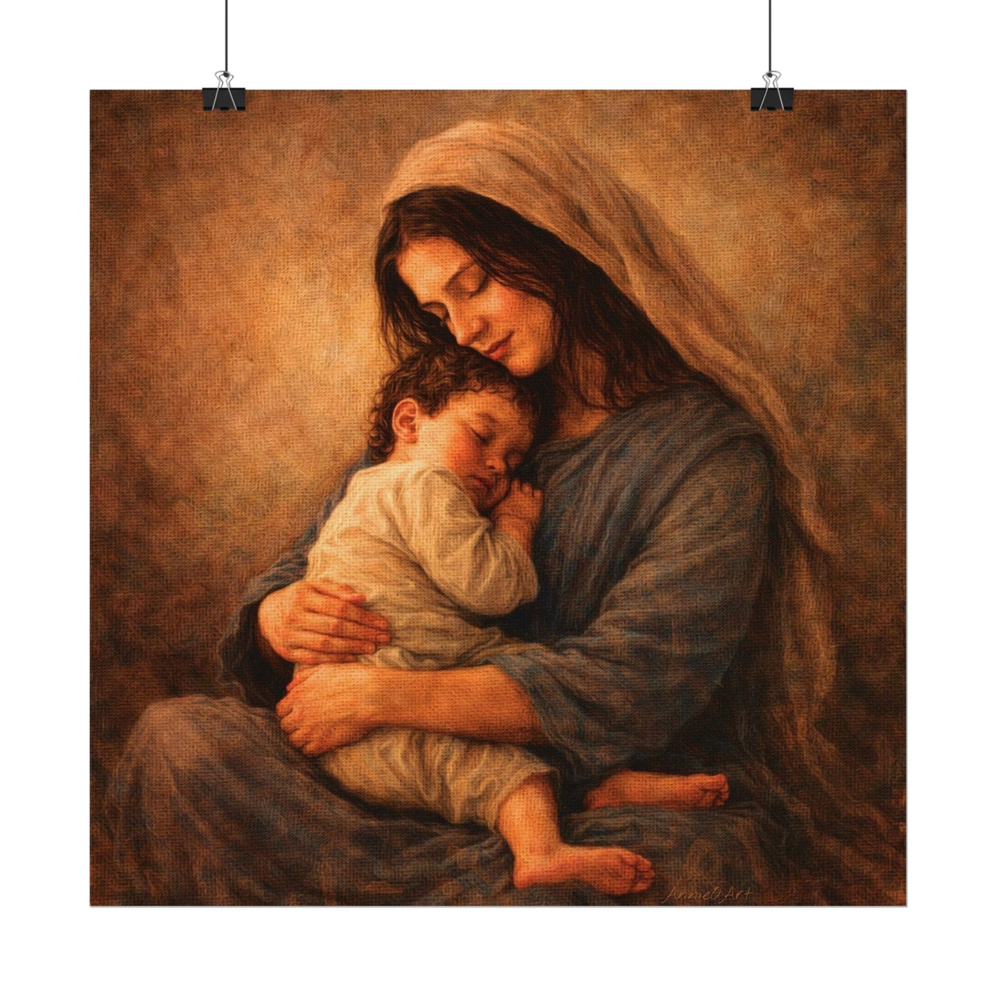 Madonna with Baby Jesus—Matte Posters