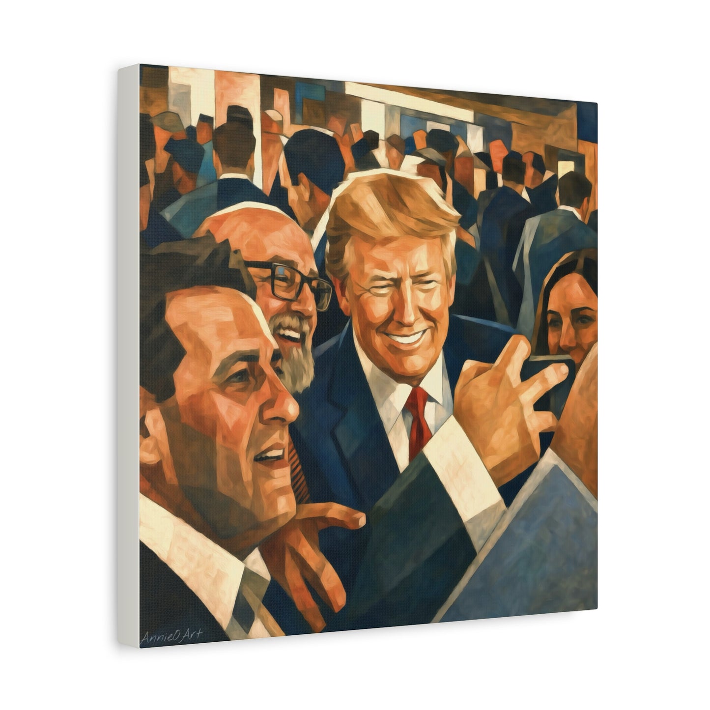 Trump Man of the People Portrait Canvas