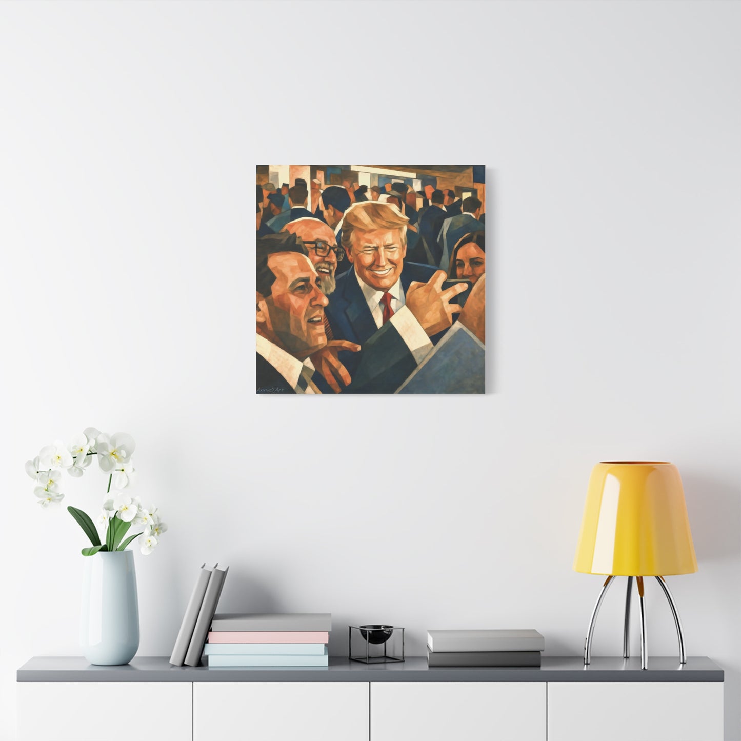 Trump Man of the People Portrait Canvas