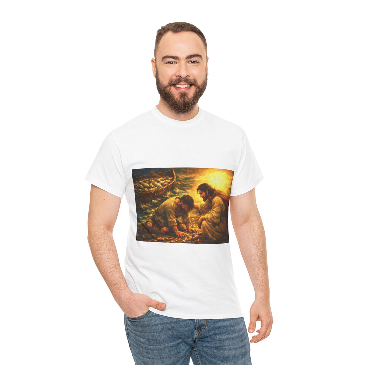 Jesus Calling Peter T-Shirt – Christian Faith Graphic Tee for Men & Women