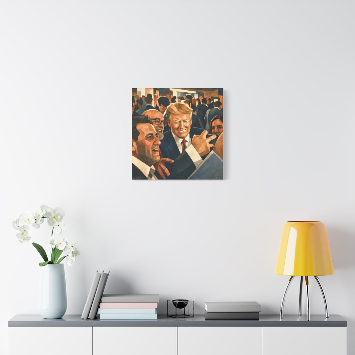 Trump Man of the People Portrait Canvas