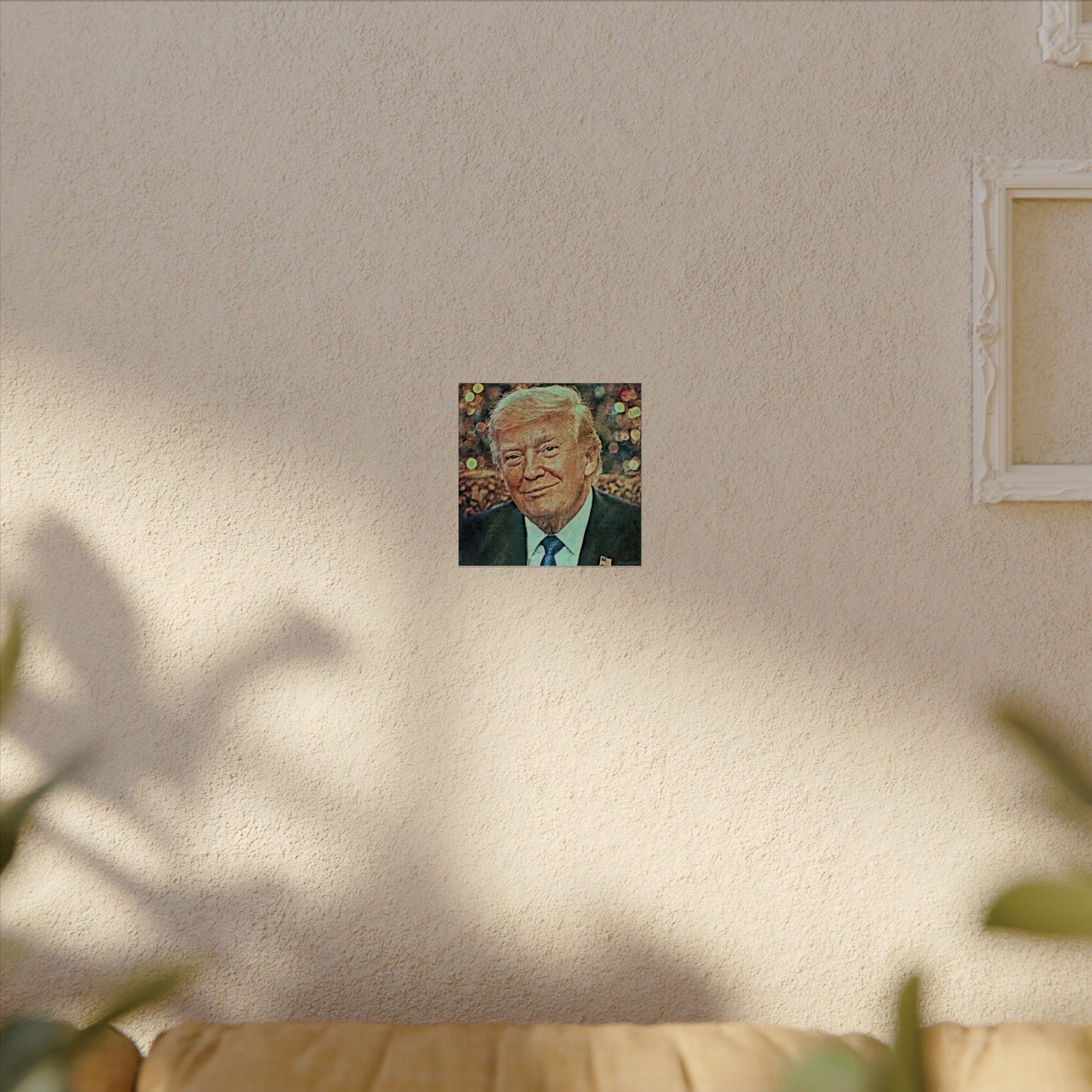 Trump Textured Watercolor Matte Poster