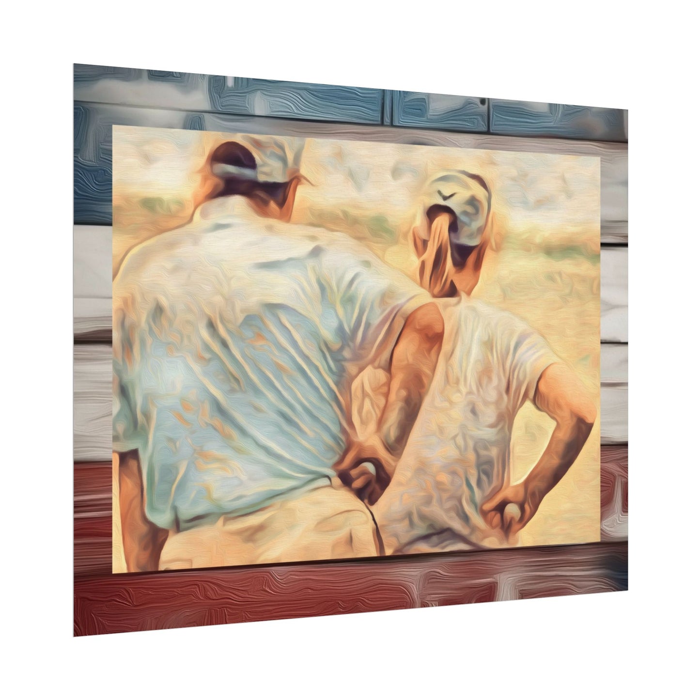 Golfing Trump Painting/ Poster — Golf Lovers Matte Art