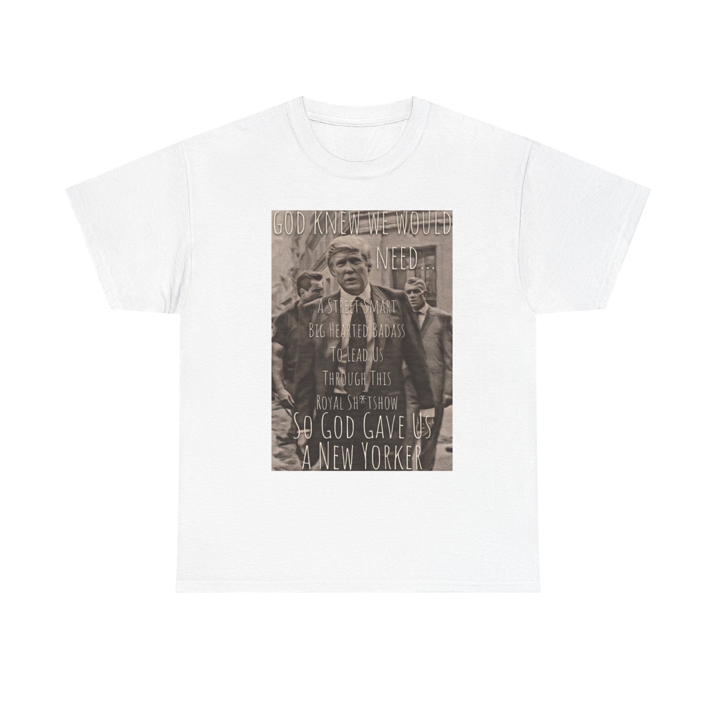 Vintage Trump tee “God gave us a New Yorker” Tee Retro MAGA