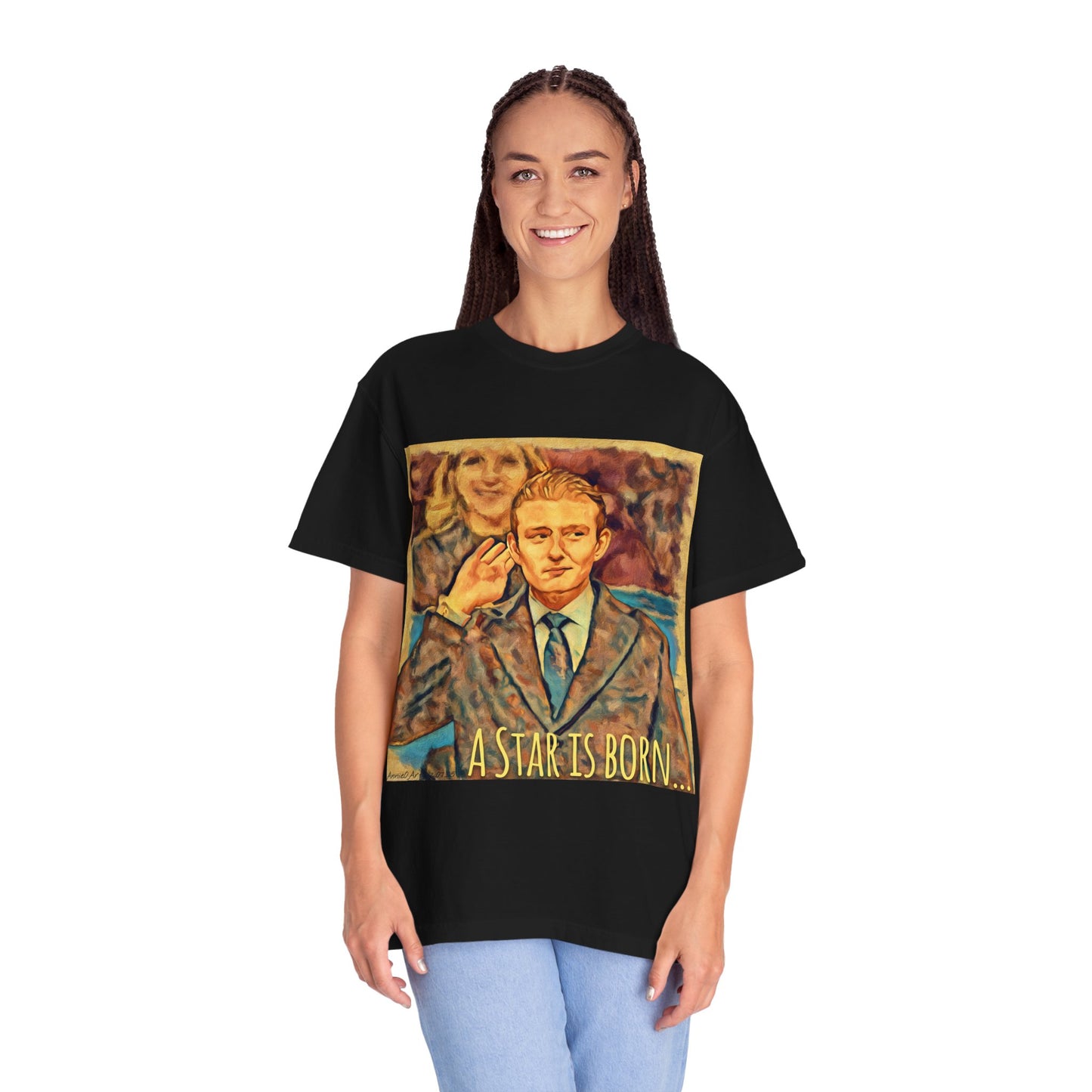 Barron’s “A Star Is Born” T-Shirt — Vintage Portrait Graphic Tee