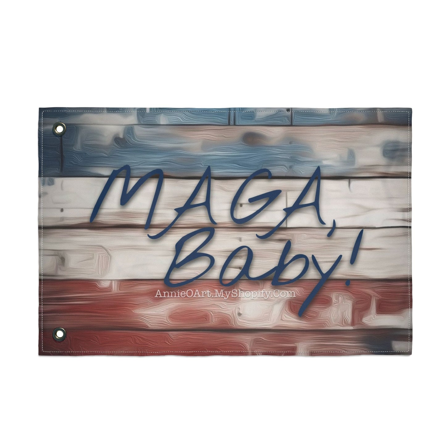MAGA Baby! Double-Sided Patriotic Flag