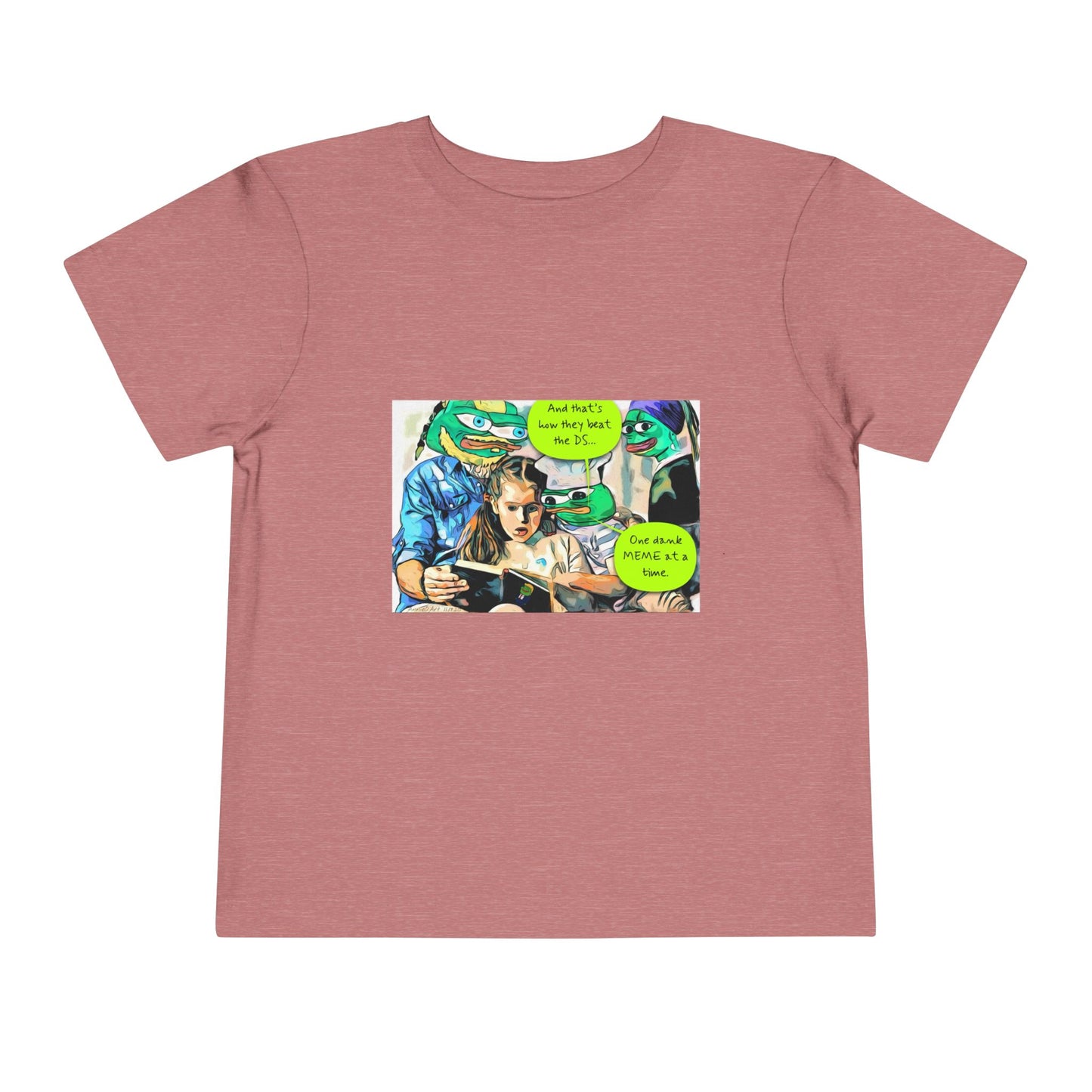 Grandkids of Anons Toddler Tee — Funny Frog Meme Family Gaming Graphic