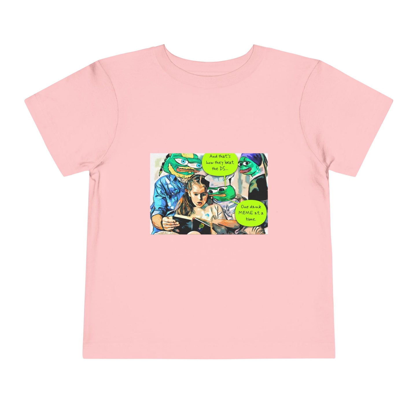 Grandkids of Anons Toddler Tee — Funny Frog Meme Family Gaming Graphic