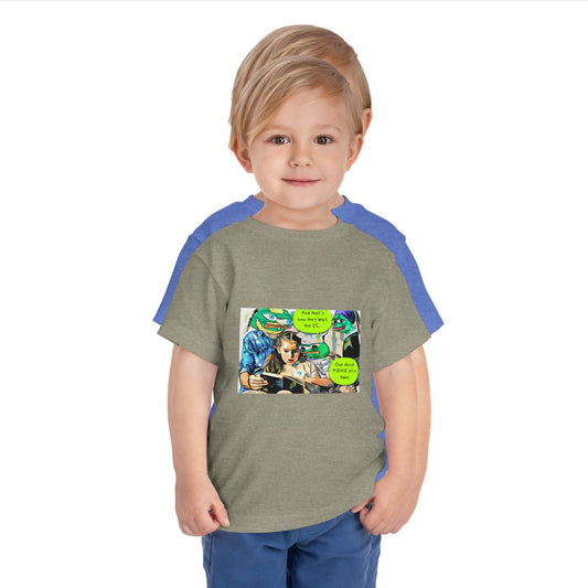 Grandkids of Anons Toddler Tee — Funny Frog Meme Family Gaming Graphic