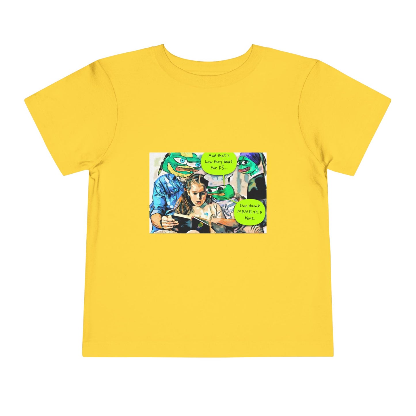 Grandkids of Anons Toddler Tee — Funny Frog Meme Family Gaming Graphic