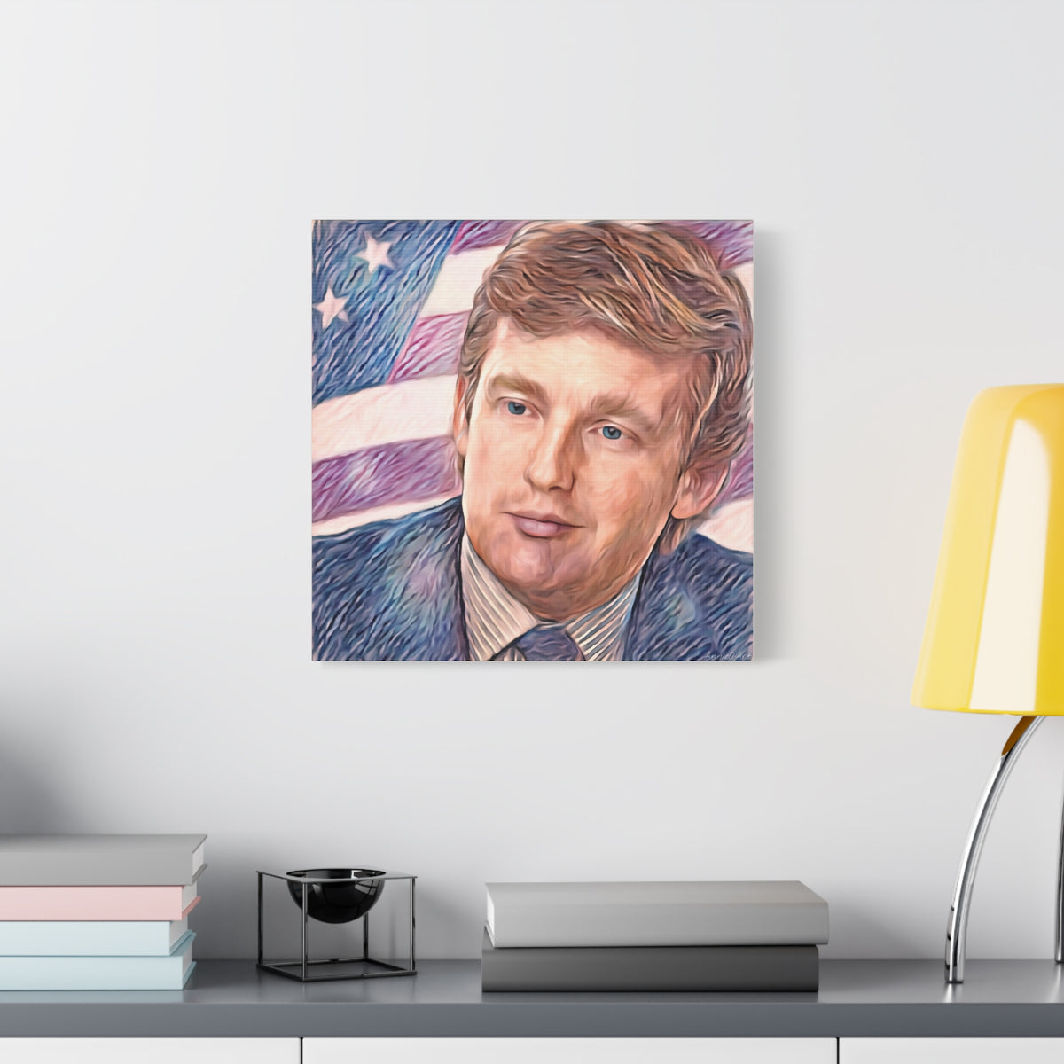 Trump Patriotic Portrait Canvas