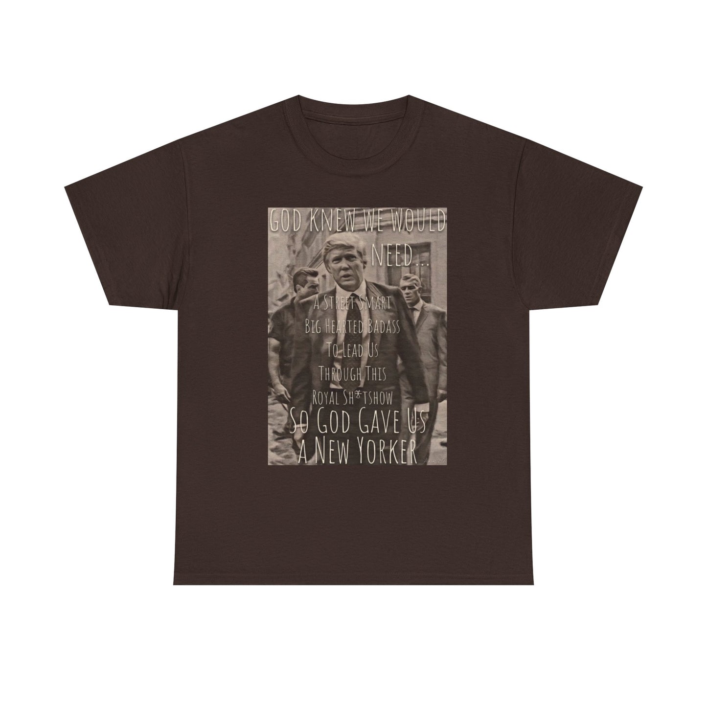 Vintage Trump tee “God gave us a New Yorker” Tee Retro MAGA