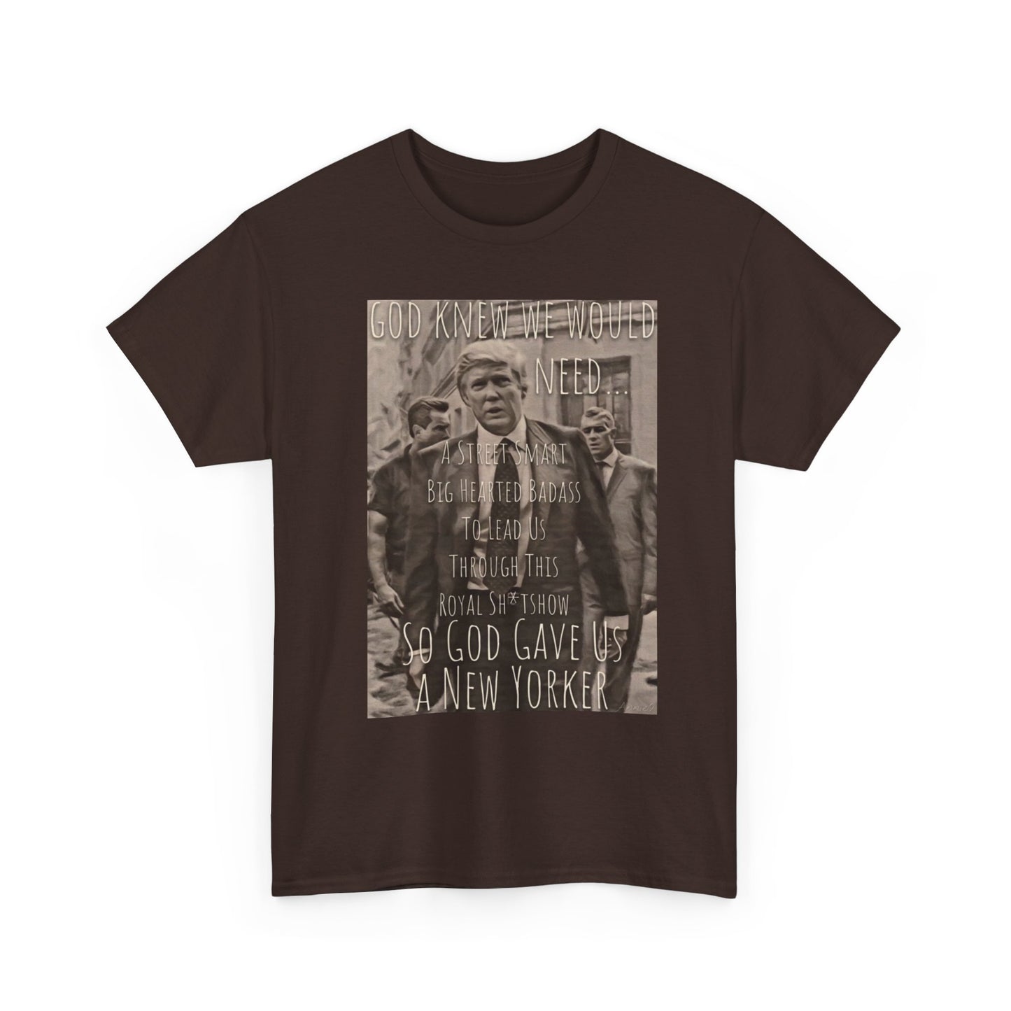 Vintage Trump tee “God gave us a New Yorker” Tee Retro MAGA