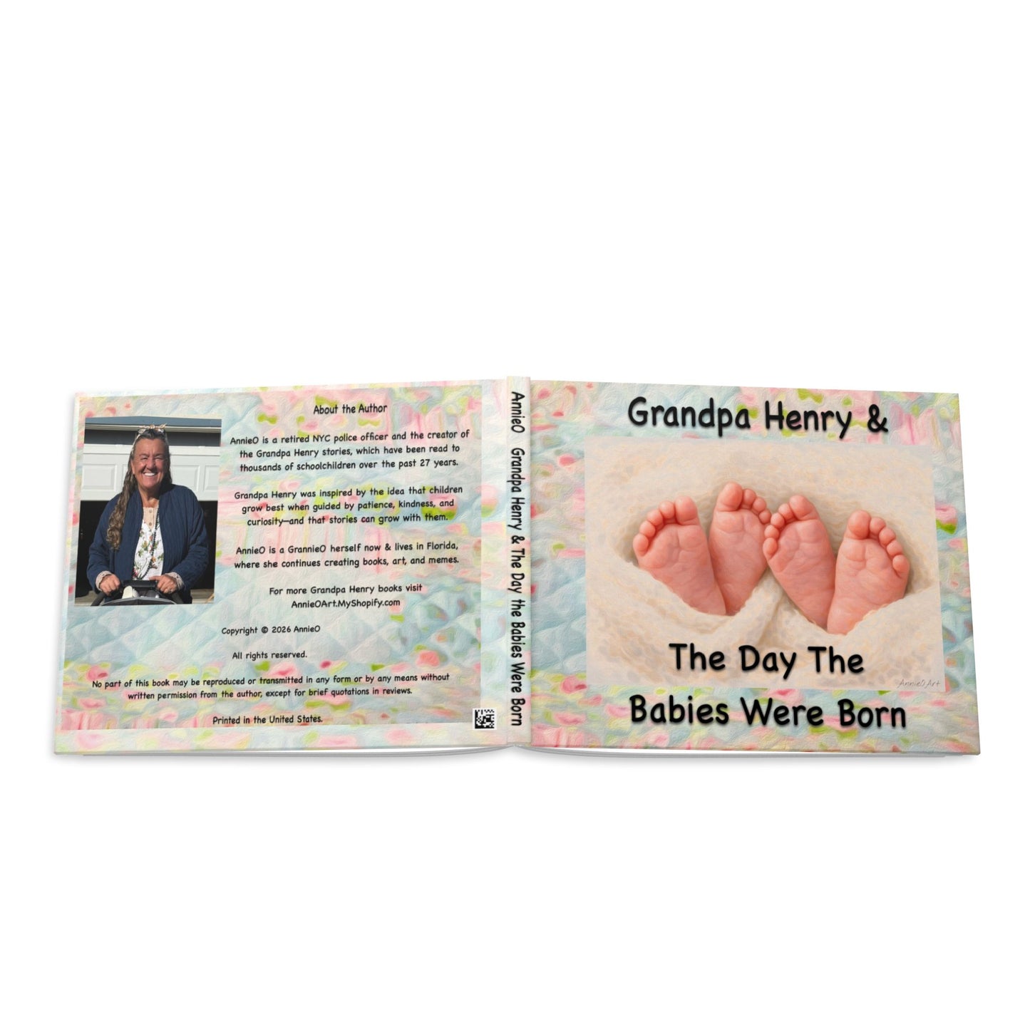 Hardcover Book — "Grandpa Henry & The Day The Babies Were Born" Keepsake