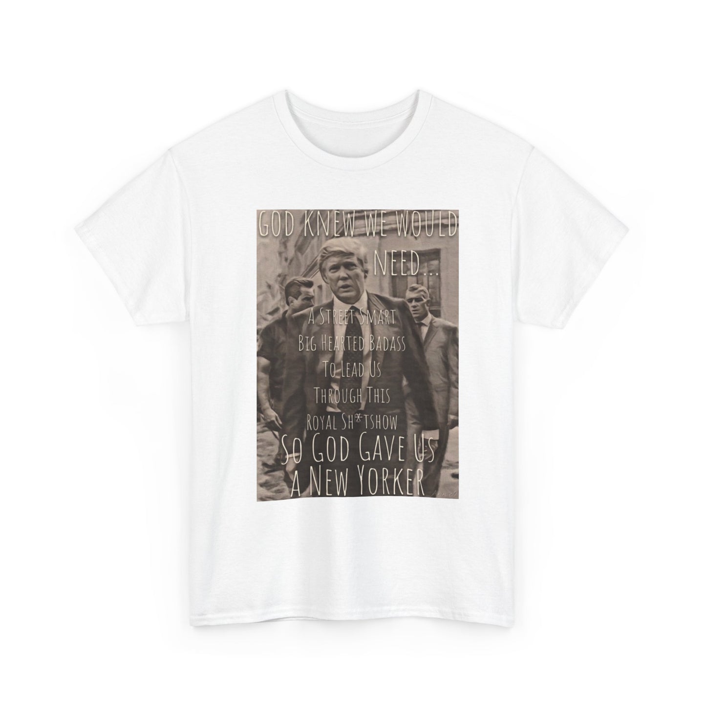 Vintage Trump tee “God gave us a New Yorker” Tee Retro MAGA