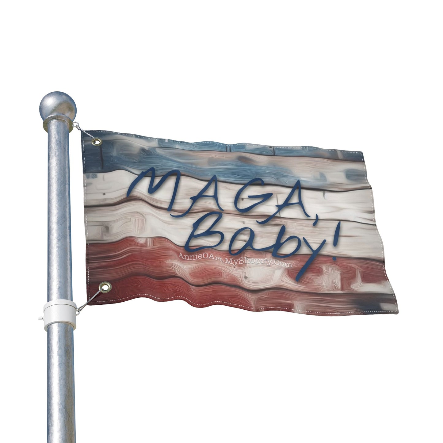 MAGA Baby! Double-Sided Patriotic Flag