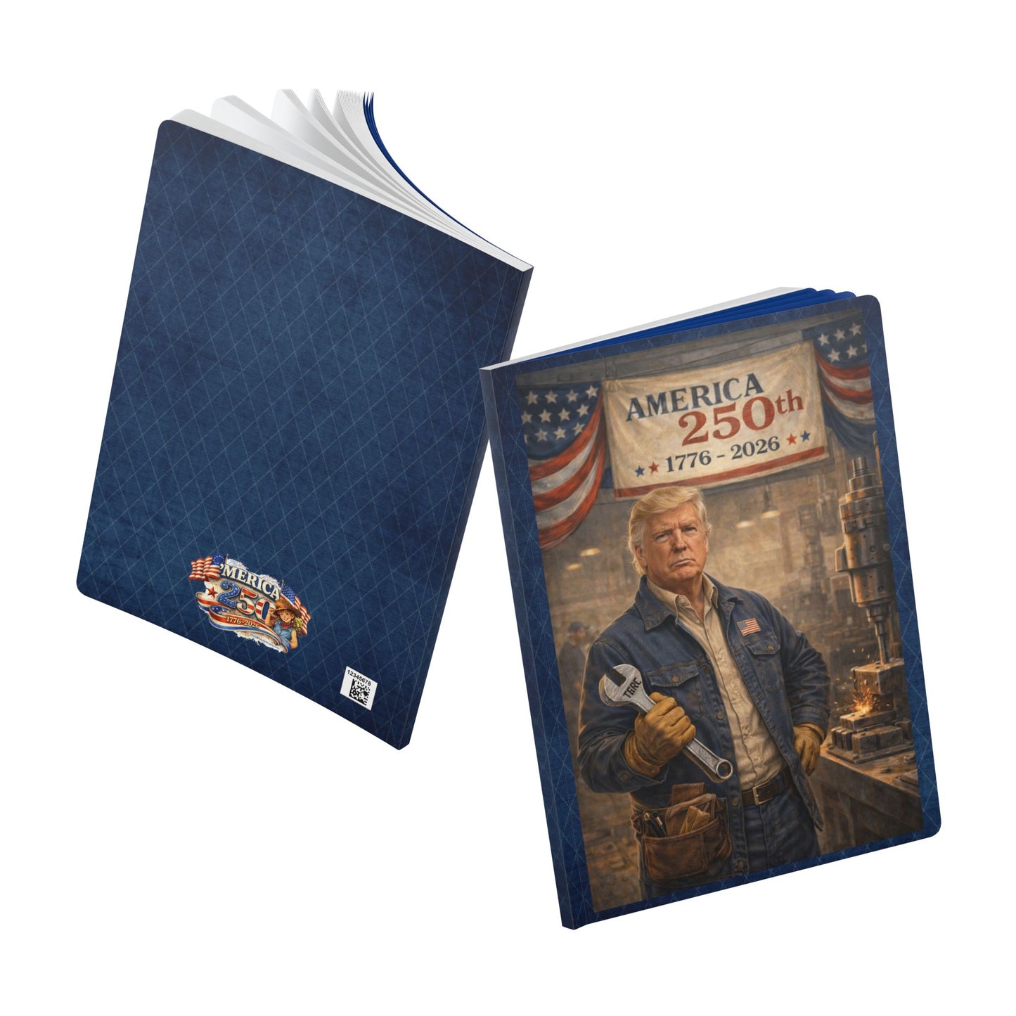 ‘250th’ —Patriotic Journal — America 1776–2026 Commemorative Notebook