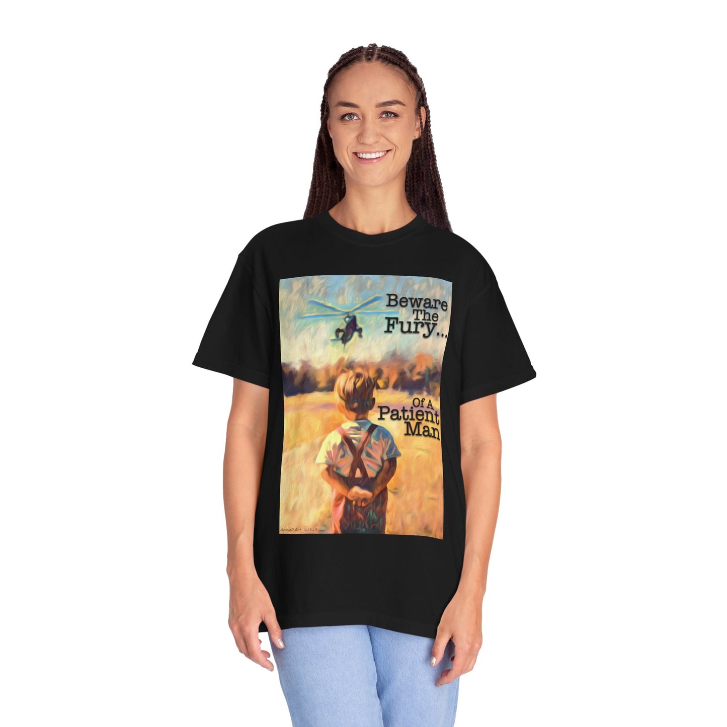 JFK Jr Beware The Fury Of A Patient Man T-Shirt — Vintage Tee