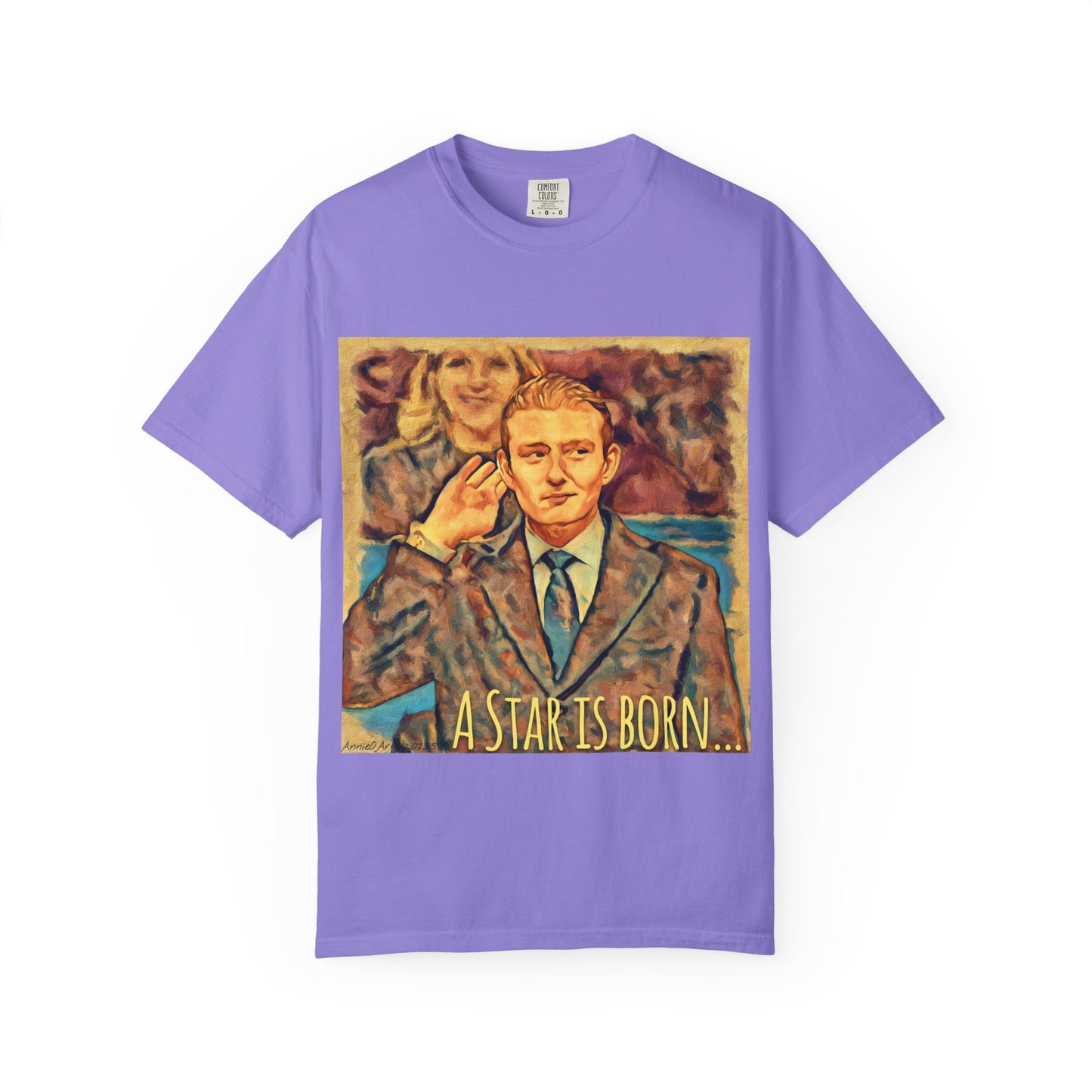 Barron’s “A Star Is Born” T-Shirt — Vintage Portrait Graphic Tee