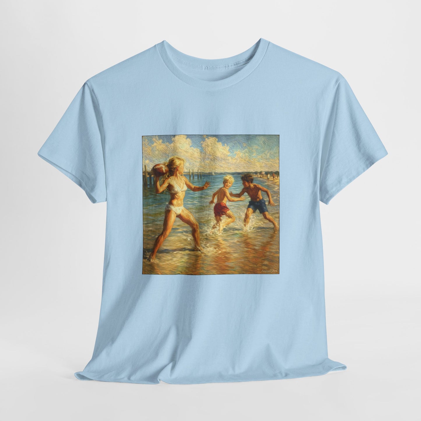 Vintage Beach T‑Shirt — 'Honeysuckle Lodge: 50+ Years of Endless Summer' Retro Seaside Tee