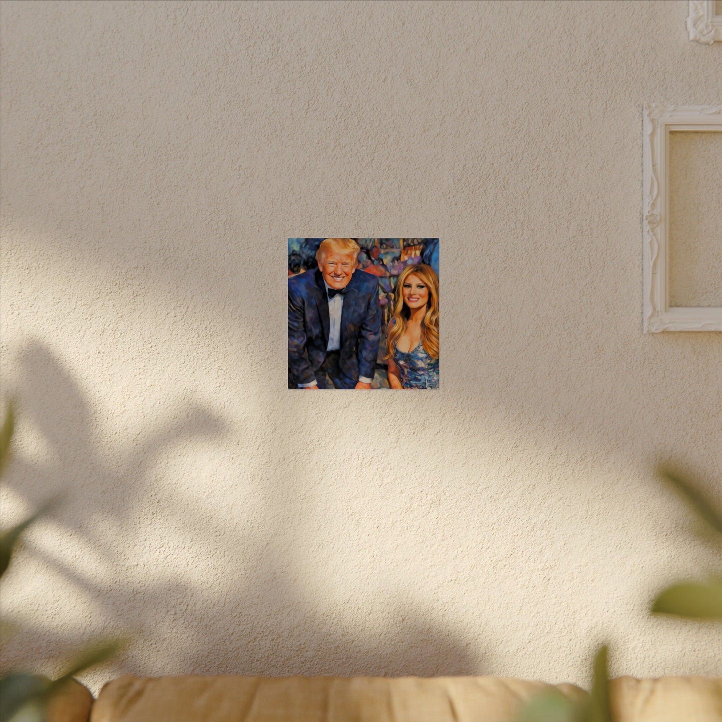 First Couple Textured Watercolor Matte Poster