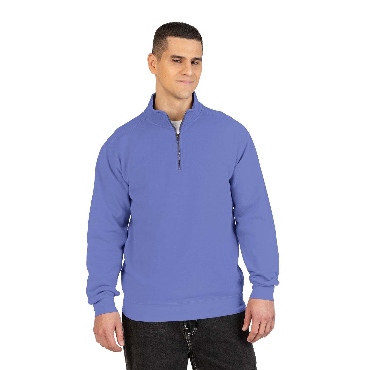 Trump MAGA Quarter-Zip Sweatshirt — Back Art ‘the great maga king’ Graphic- Runs small-order 1 size up