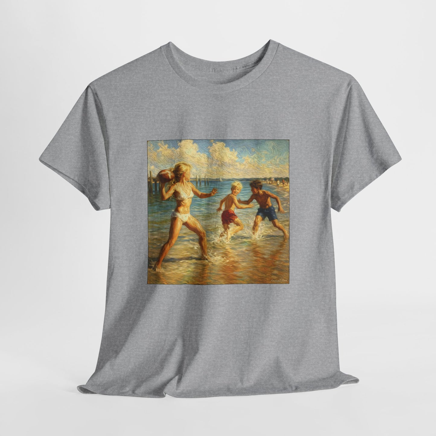 Vintage Beach T‑Shirt — 'Honeysuckle Lodge: 50+ Years of Endless Summer' Retro Seaside Tee