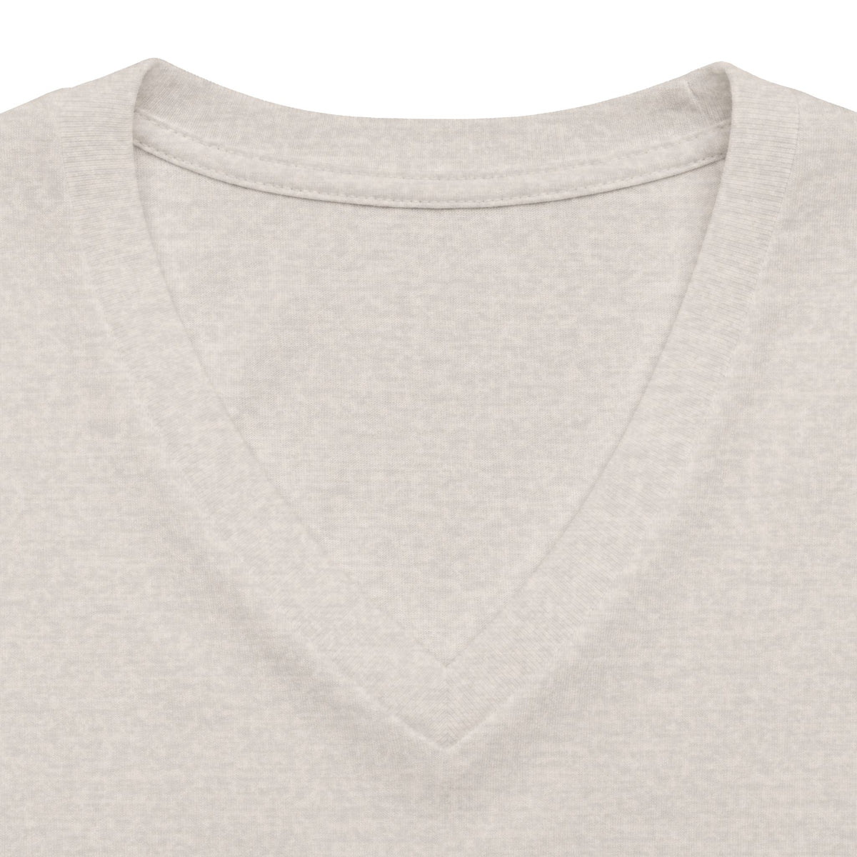 Women's V-Neck Tee — 'He Lifts Us' Christian Inspirational Graphic Shirt