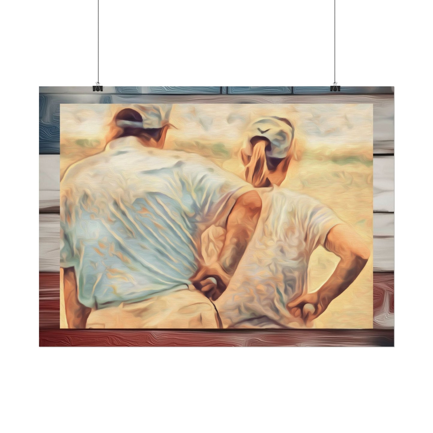 Golfing Trump Painting/ Poster — Golf Lovers Matte Art