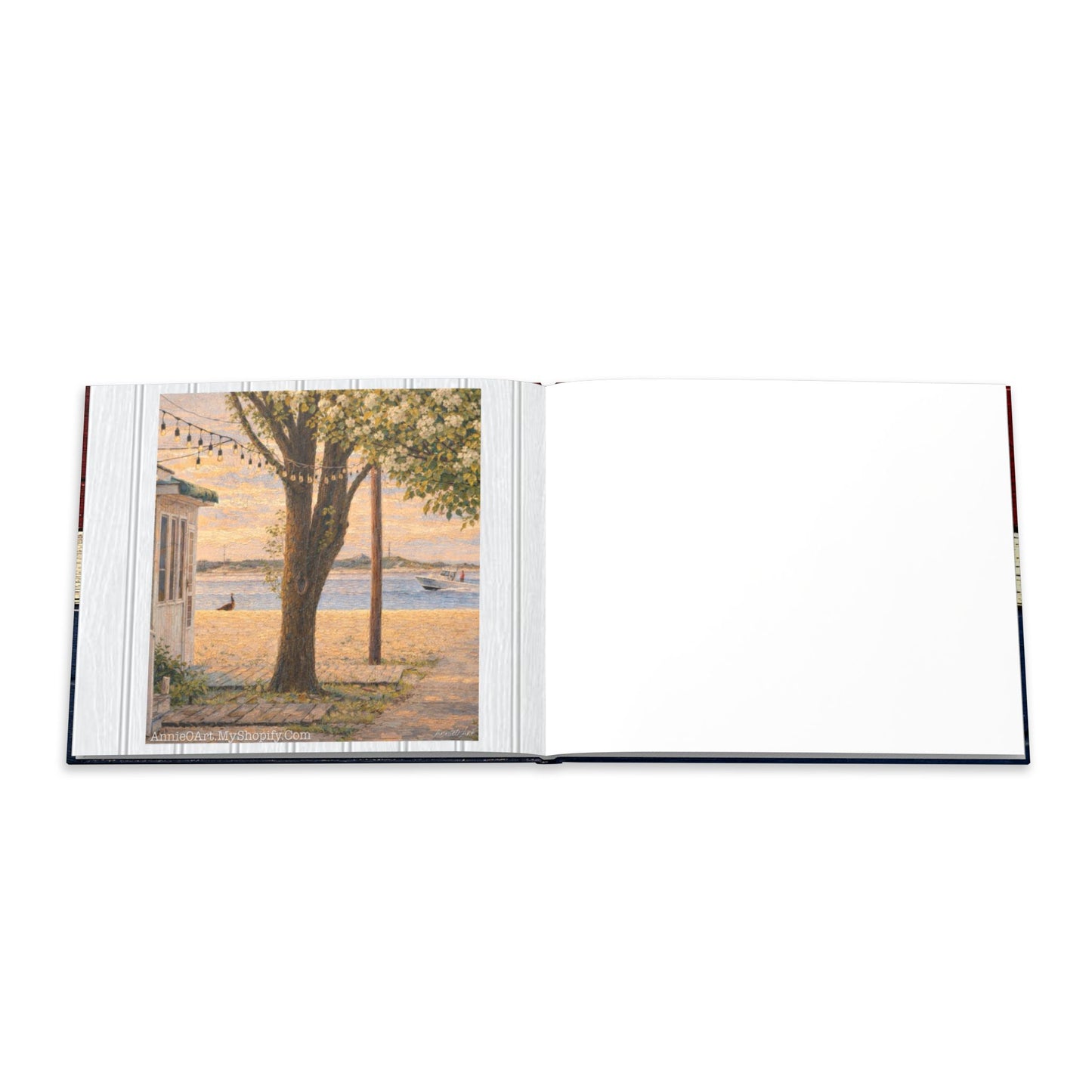 Front Porch America Hardcover Photo Book — Rustic Patriotic Keepsake