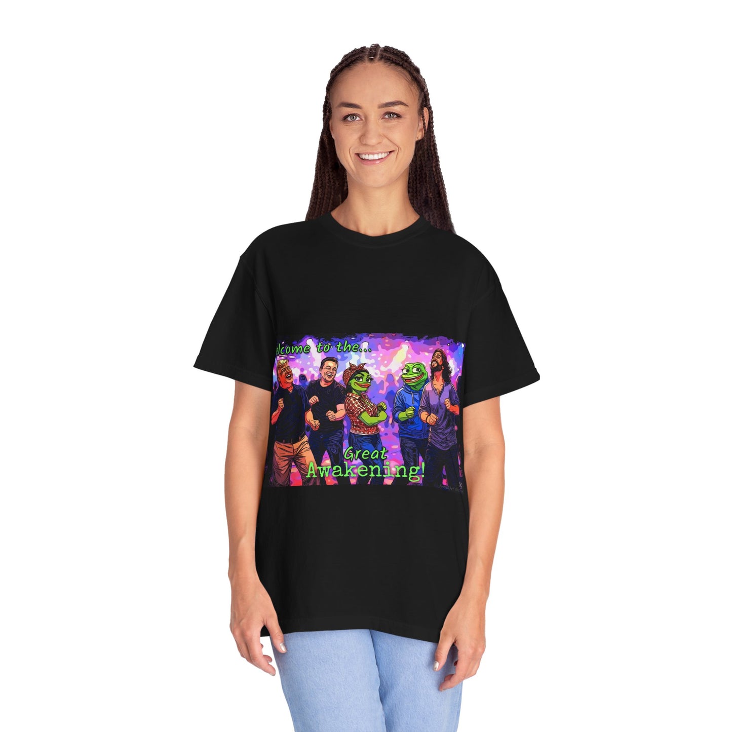 Great Awakening T-Shirt — Psychedelic Pepe & Friends Graphic Tee