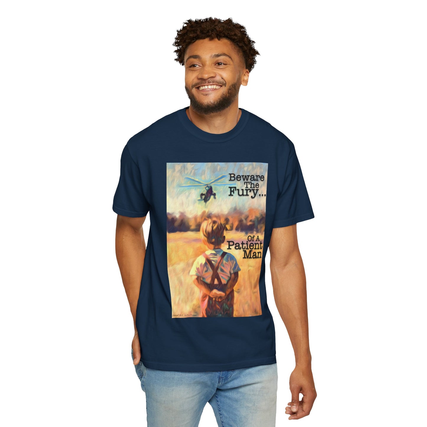 JFK Jr Beware The Fury Of A Patient Man T-Shirt — Vintage Tee