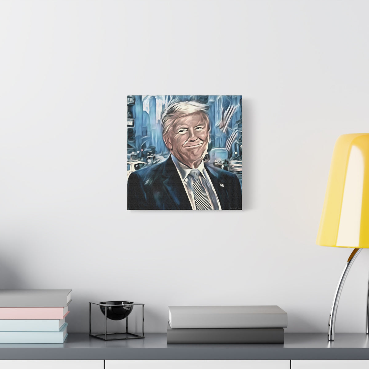 Patriotic Portrait Canvas Print — Trump Artwork