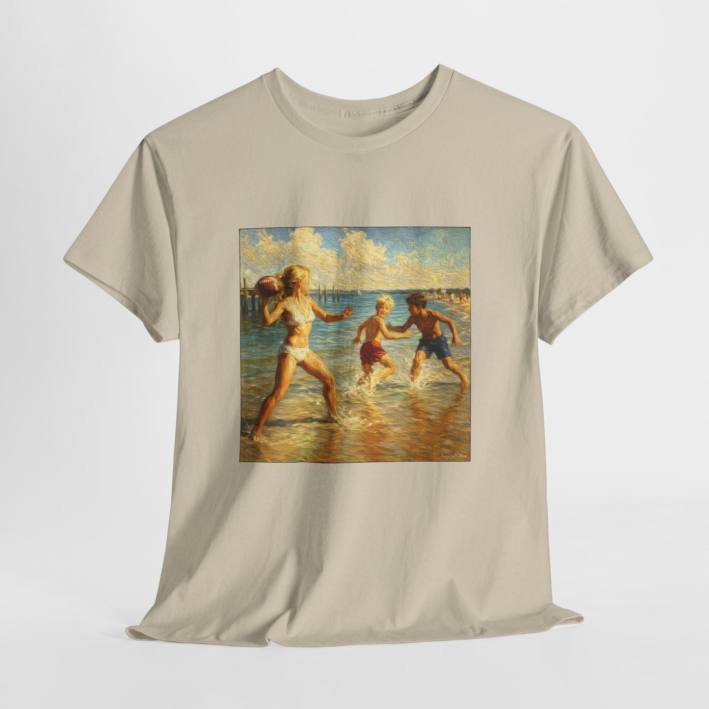 Vintage Beach T‑Shirt — 'Honeysuckle Lodge: 50+ Years of Endless Summer' Retro Seaside Tee