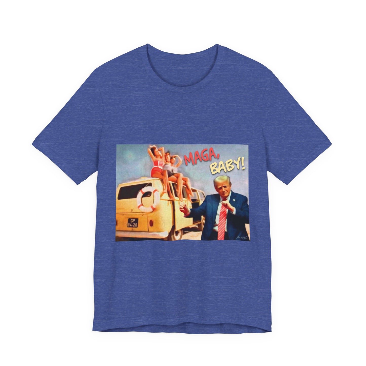 Vintage Political Graphic Tee — "MAGA Baby!"