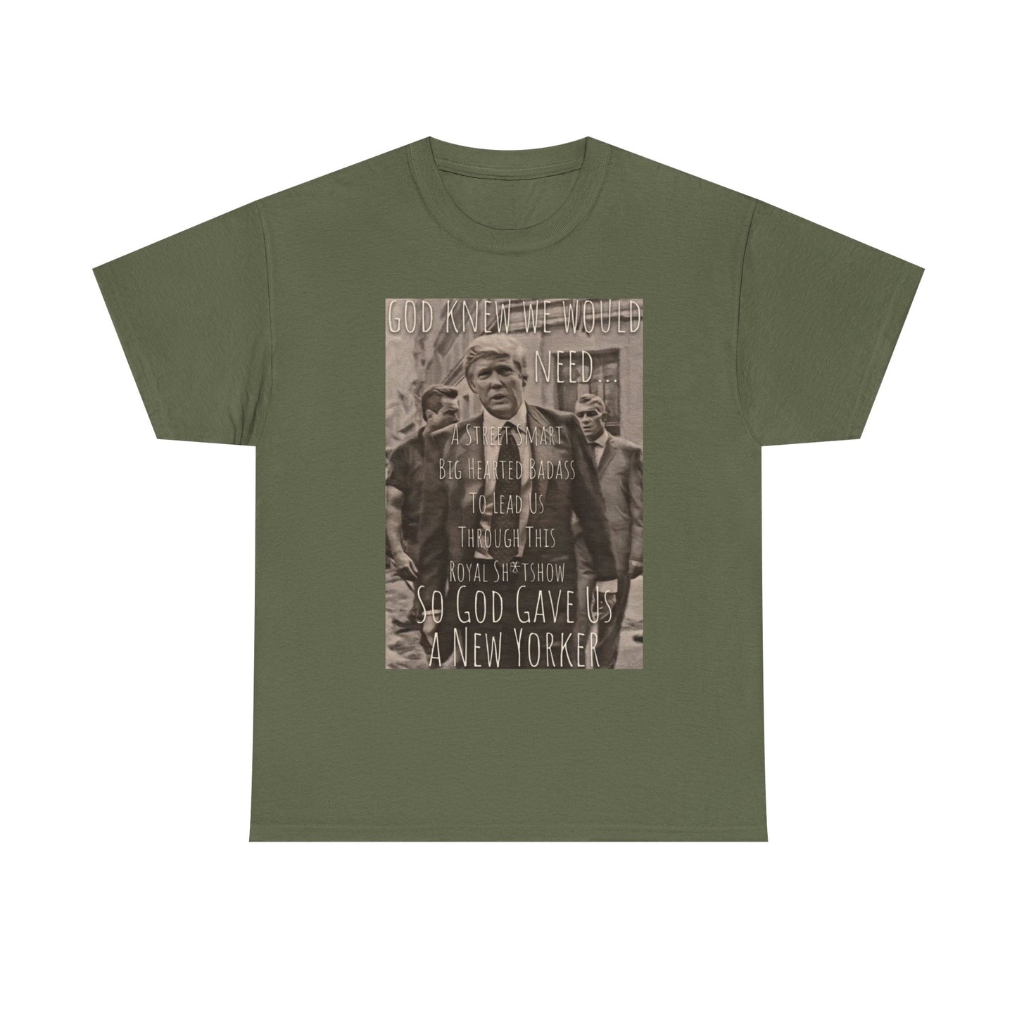 Vintage Trump tee “God gave us a New Yorker” Tee Retro MAGA