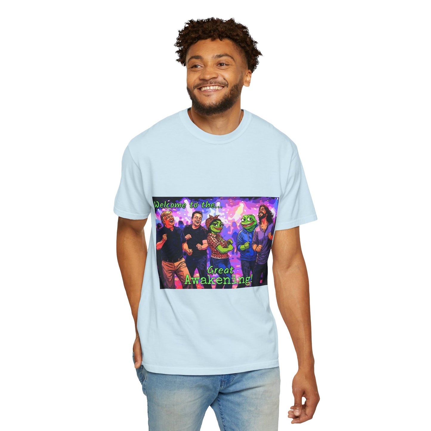 Great Awakening T-Shirt — Psychedelic Pepe & Friends Graphic Tee
