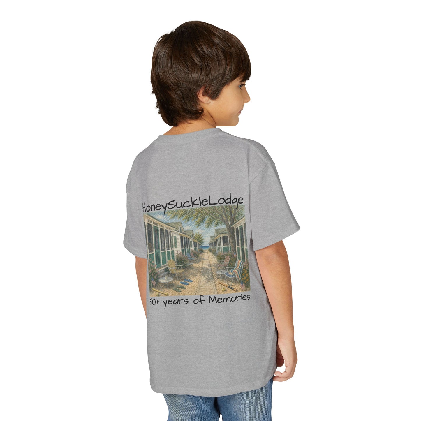 Youth Tee — "Happy 250th America!" Vintage Summer Beach Kids T‑Shirt