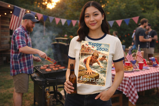 250th Ringer T-Shirt— Happy 250th America!