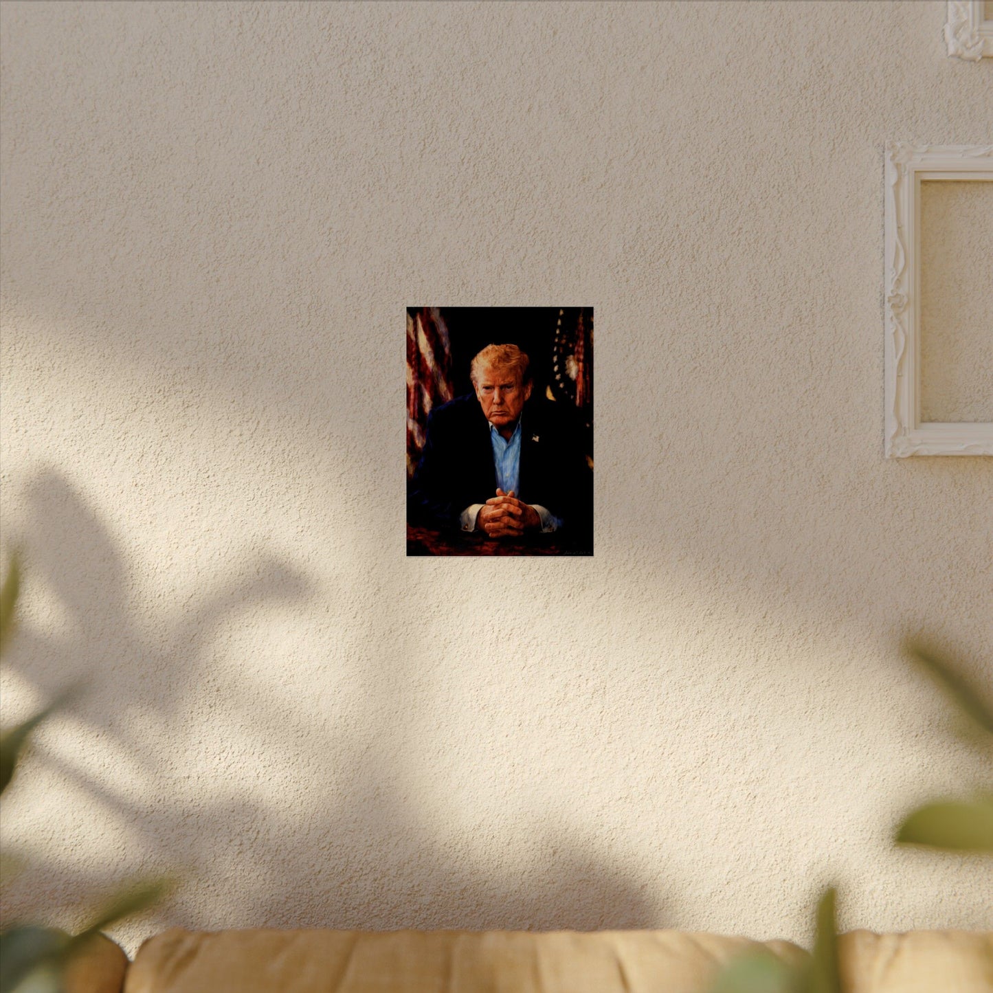 Trump—Patriotic President Portrait — POSTER