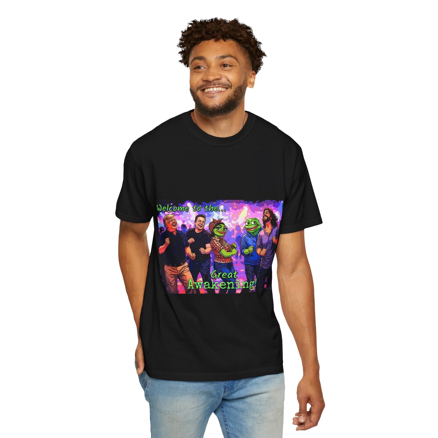 Great Awakening T-Shirt — Psychedelic Pepe & Friends Graphic Tee