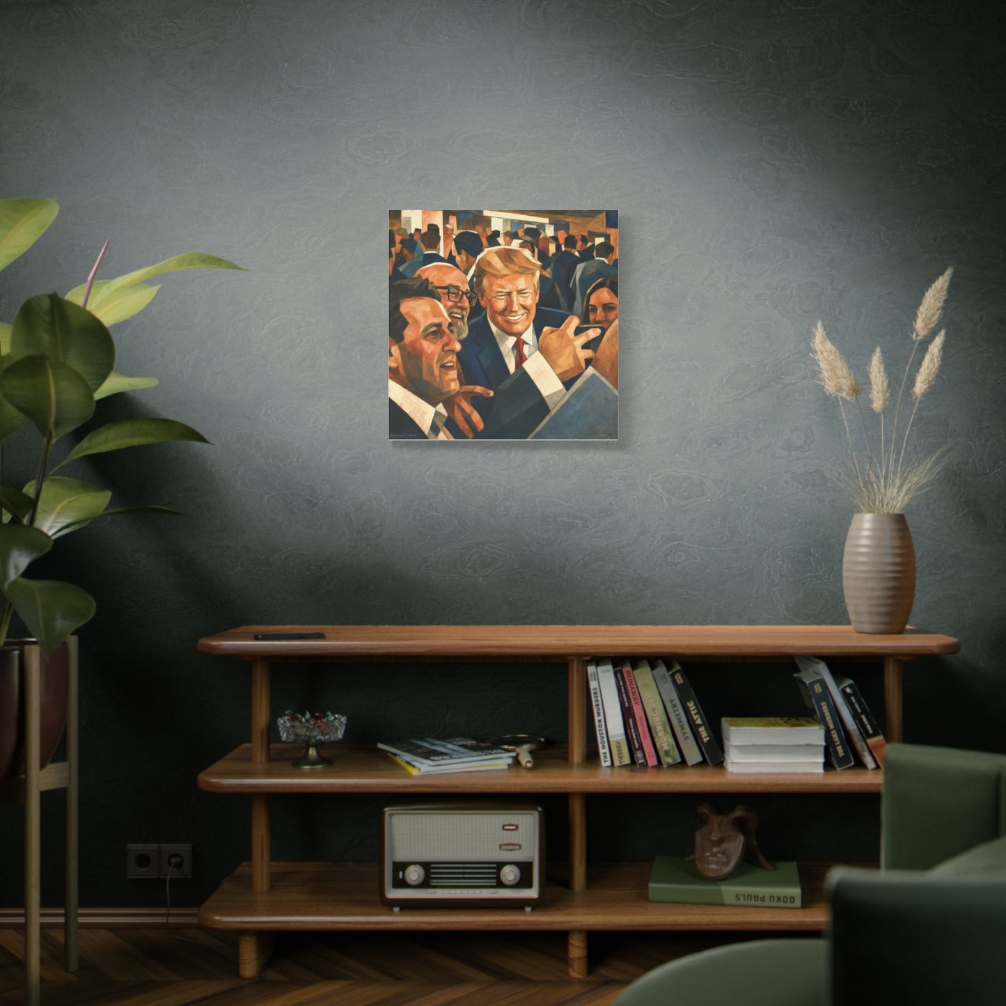 Trump Man of the People Portrait Canvas